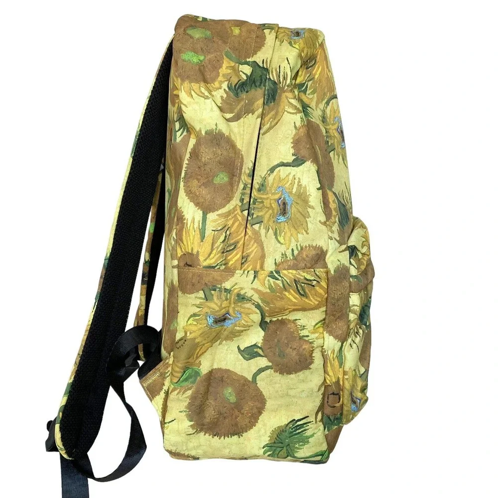 Van Gogh Backpack Sunflower Yellow Floral Bag Immersive Lighthouse Exclusive NEW